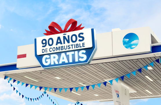 90 años de combustible gratis